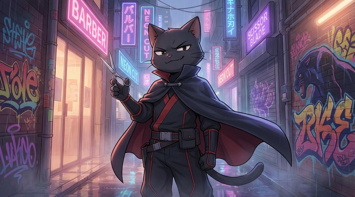 里番网创意视频 - 霓虹夜行者